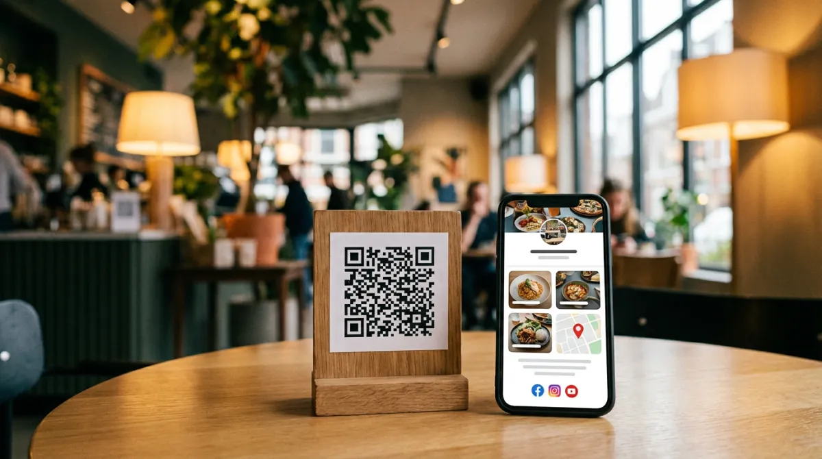 How Restaurants and Cafes Use QR Code Profiles for Better Customer Engagement