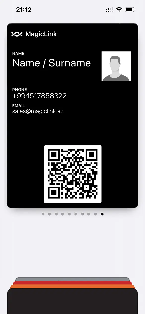 Apple Wallet pass with QR code